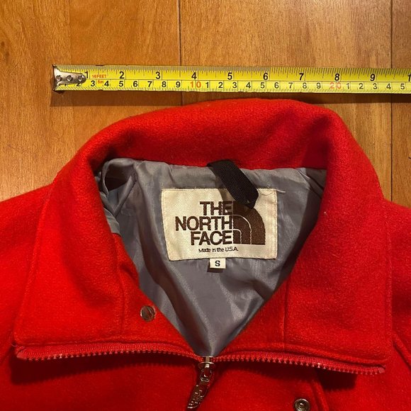 *VINTAGE* Wool North Face Bomber Jacket - Picture 8 of 9